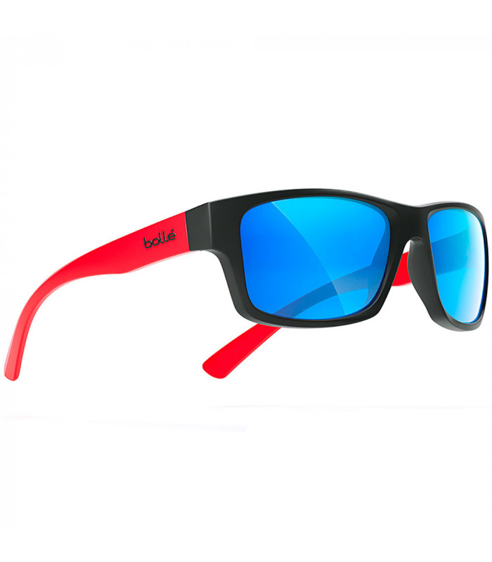 GAFAS BOLLE HOLMAN FLOATABLE BLACK RED MATTE (LENTES POLARIZADAS OFFSHORE BLUE) | TopFun.com