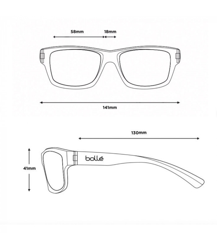 BOLLE HOLMAN FLOATABLE BLACK MATTE (OFFSHORE BLUE POLARIZED LENSES) | TopFun.com