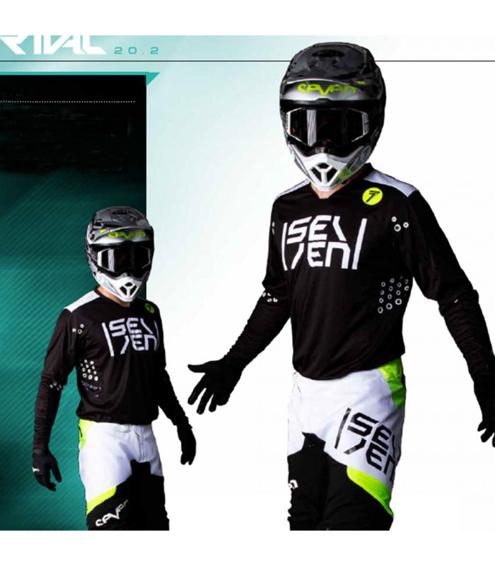 GUANTES SEVEN RIVAL ASCENT (NEGRO/NEGRO) | TopFun.com