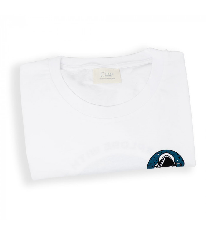 CAMISETA FINNA ASTRONAUTA (BLANCA) | TopFun.com