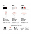 JUEGO LUCES KNOG BLINDER MINI CHIPPY (NEGRO)