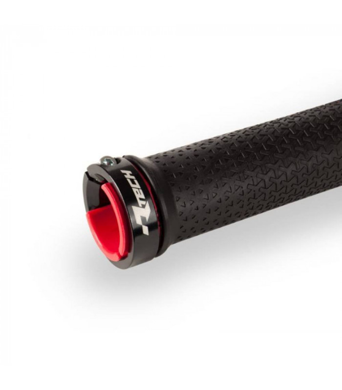 RTECH R20 LOCK-ON BIKE GRIPS (BLACK)