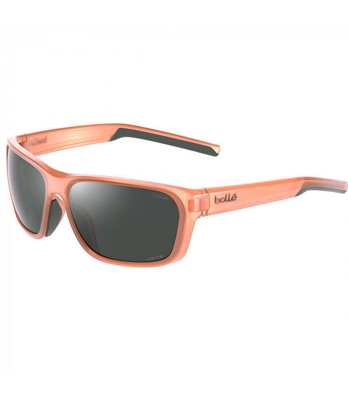 BOLLÉ STRIX PEACH MATTE SUNGLASSES (VOLT+ GUN POLARIZADED LENSES) | TopFun.com
