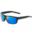 BOLLE STRIX FULL BLACK MATTE SUNGLASSES (PHANTOM+ BLUE POLARIZED 85% LENSES)