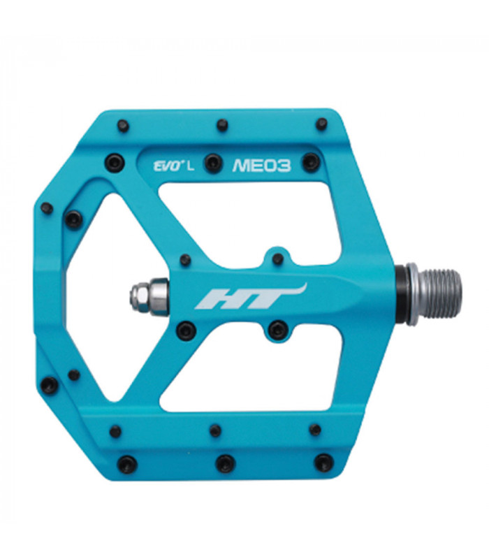 PEDALES DESCENSO HT ME03 (AZUL MATE) | TopFun.com