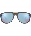 BOLLE COBALT BLACK MATTE SUNGLASSES (PHANTOM+ BLUE POLARIZED 85% LENSES)