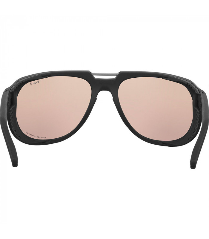 BOLLE COBALT BLACK MATTE SUNGLASSES (PHANTOM+ BLUE POLARIZED 85% LENSES)