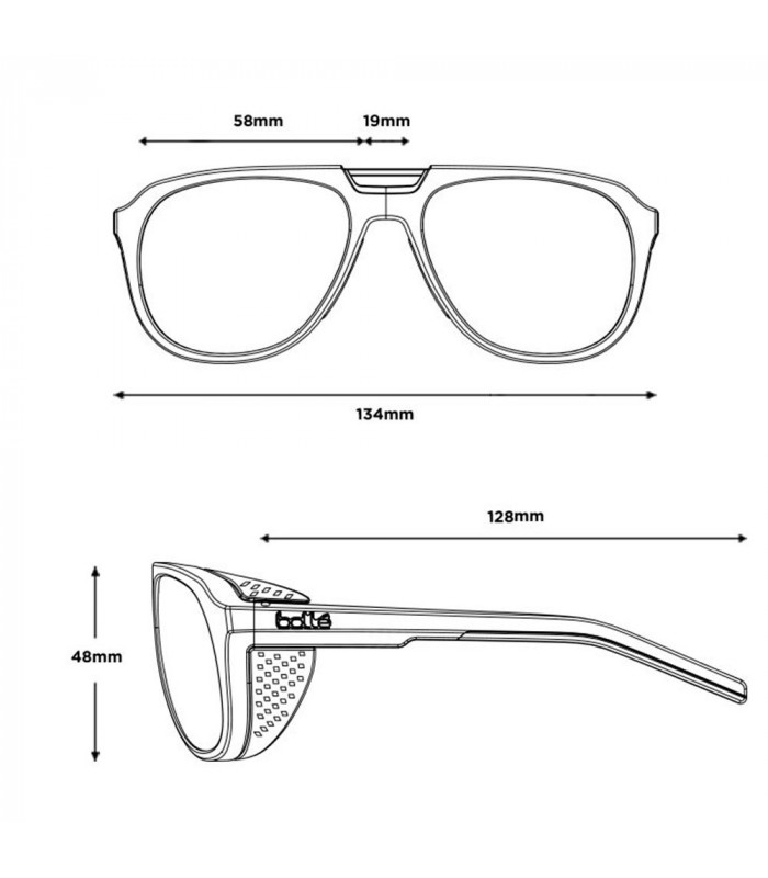 GAFAS BOLLE COBALT BLACK MATTE (LENTES FOTOCROMÁTICAS PHANTOM+ BLUE POLARIZADAS)