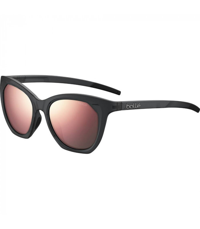 GAFAS BOLLE PRIZE BLACK CRYSTAL MATTE (LENTES POLARIZADAS BROWN PINK) | TopFun.com