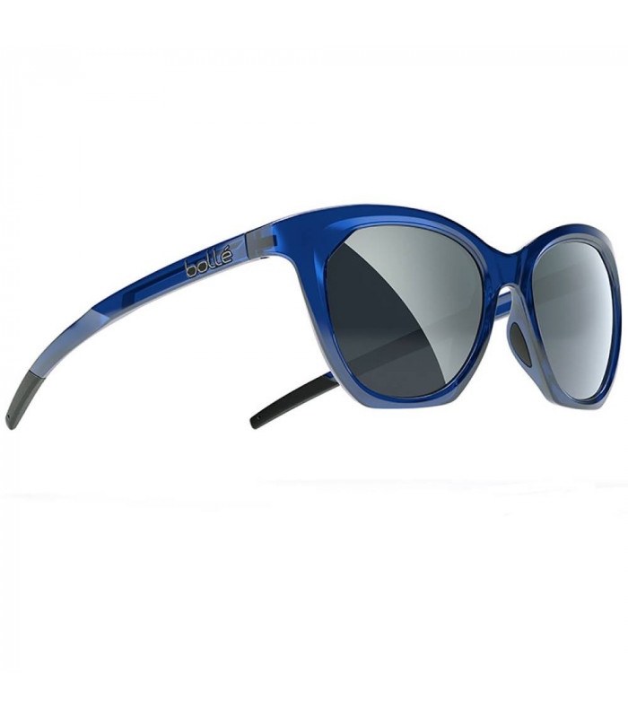 BOLLE PRIZE NAVY CRYSTAL SHINY SUNGLASSES (VOLT+ COLD WHITE POLARIZED LENSES) | TopFun.com