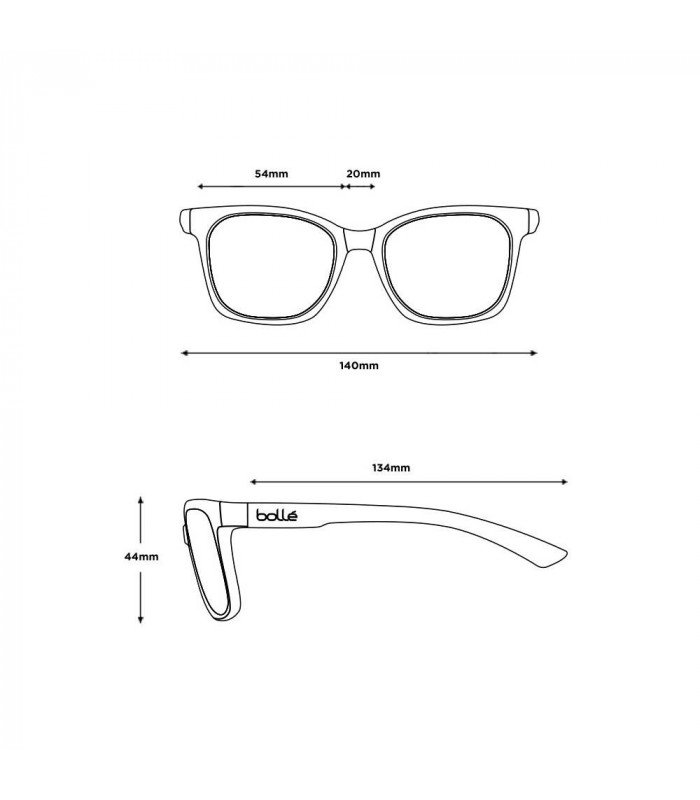 GAFAS BOLLE ADA BROWN MATTE (LENTES POLARIZADAS HD BROWN) | TopFun.com