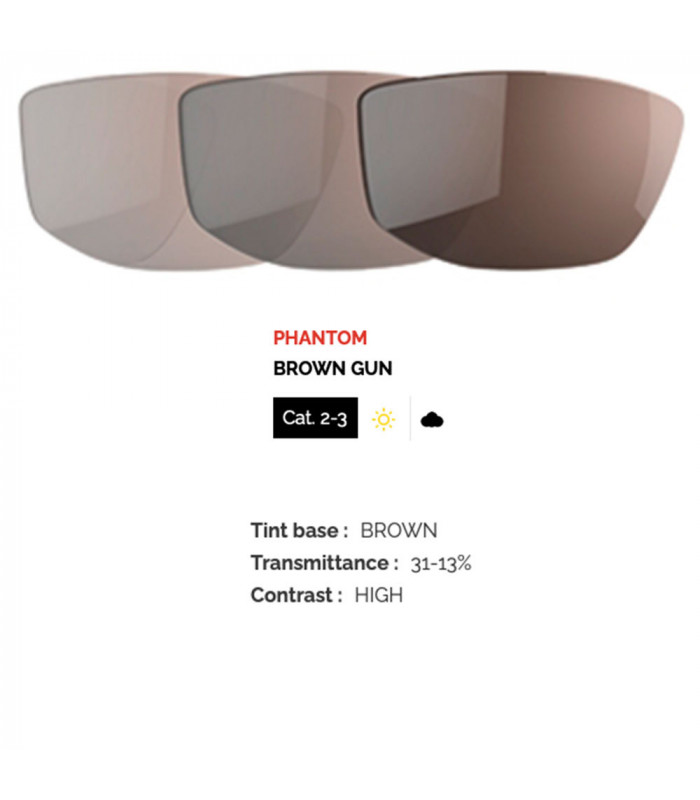 BOLLE BOLT 2.0 BLACK MATTE SUNGLASSES (PHANTOM BROWN GUN LENSES)
