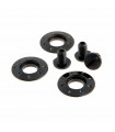 UFO HELMETS SCREWS AND WASHERS (BLACK)