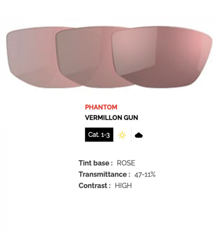 BOLLE B-ROCK MATTE BLACK SUNGLASSES (PHAMTON VERMILLON GUNLENS)