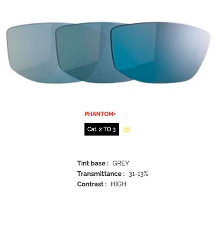 GAFAS BOLLE HOLMAN BLACK MATTE (LENTES FOTOCROMÁTICAS PHANTOM+ BLUE POLARIZADAS)