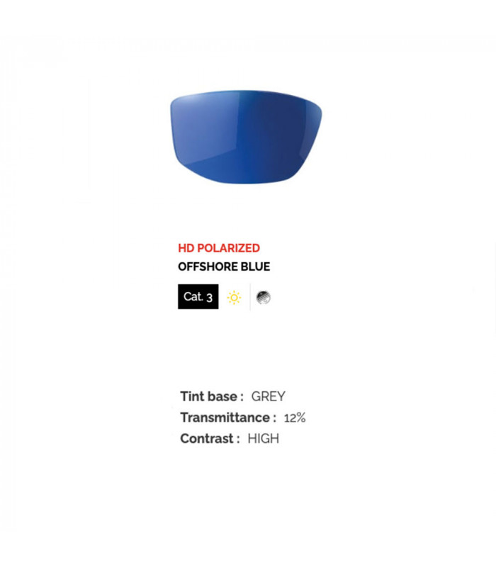 GAFAS BOLLE HOLMAN FLOATABLE BLACK RED MATTE (LENTES POLARIZADAS OFFSHORE BLUE) | TopFun.com
