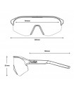 BOLLE LIGHTSHIFTER XL TITANIUM MATTE SUNGLASSES (VOLT+ ULTRAVIOLET POLARIZED LENS) | TopFun.com