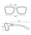 BOLLE ROOKE SUNGLASSES (HD POLARIZED BROWN LENSES)