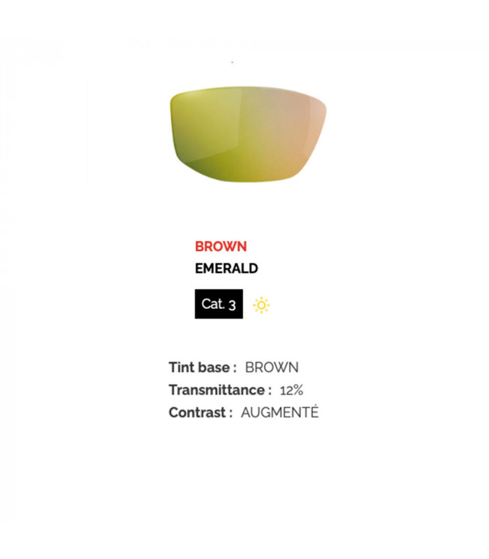 LENTE BOLLE AEROMAX (BROWN EMERALD OLEO AF)