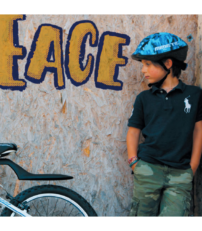 BELLELLI MIMETIC BLUE KIDS HELMET (WITH LIGHT) | TopFun.com