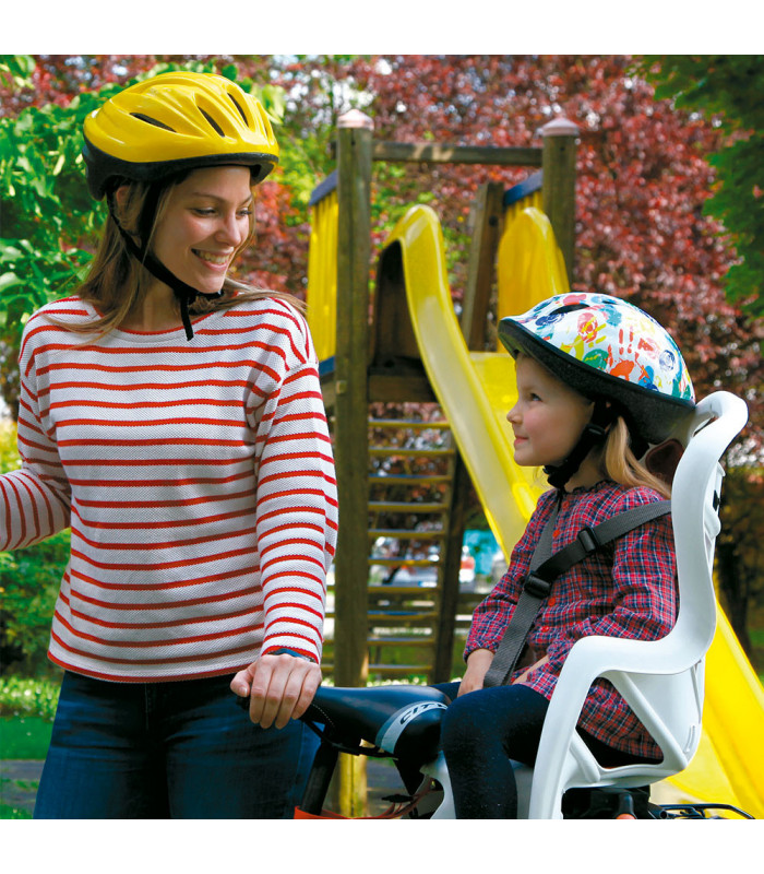 BELLELLI HAND PRINT ORANGE KIDS HELMET | TopFun.com
