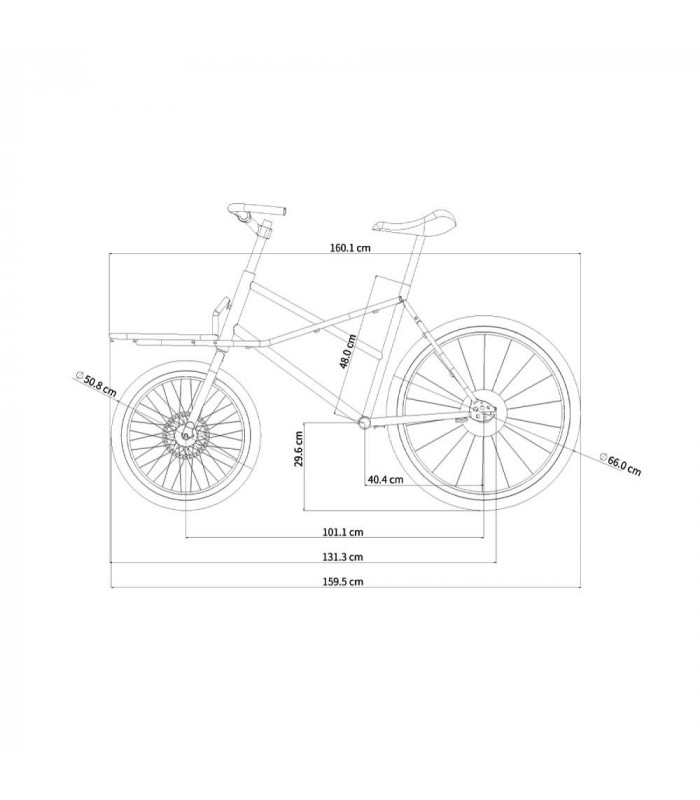 BICICLETA DOM CARGO (ROJO) | TopFun.com