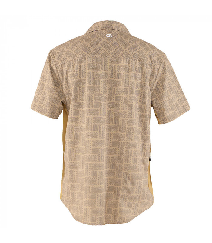 CAMISA CLUB RIDE DETOUR (KHAKI/TREAD PRINT)