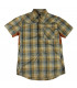 CLUB RIDE NEW WEST SHIRT (KHAKI PLAID) | TopFun.com