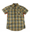 CAMISA CLUB RIDE NEW WEST (KHAKI/A CUADROS)