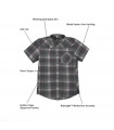 CLUB RIDE NEW WEST SHIRT (NAVY-ORANGE PLAID) | TopFun.com
