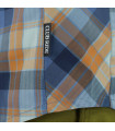 CLUB RIDE NEW WEST SHIRT (NAVY-ORANGE PLAID) | TopFun.com