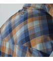 CLUB RIDE NEW WEST SHIRT (NAVY-ORANGE PLAID) | TopFun.com