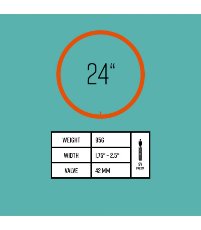 CÁMARA TUBOLITO TUBO CARGO SV (24" X 1.75 -2.5")