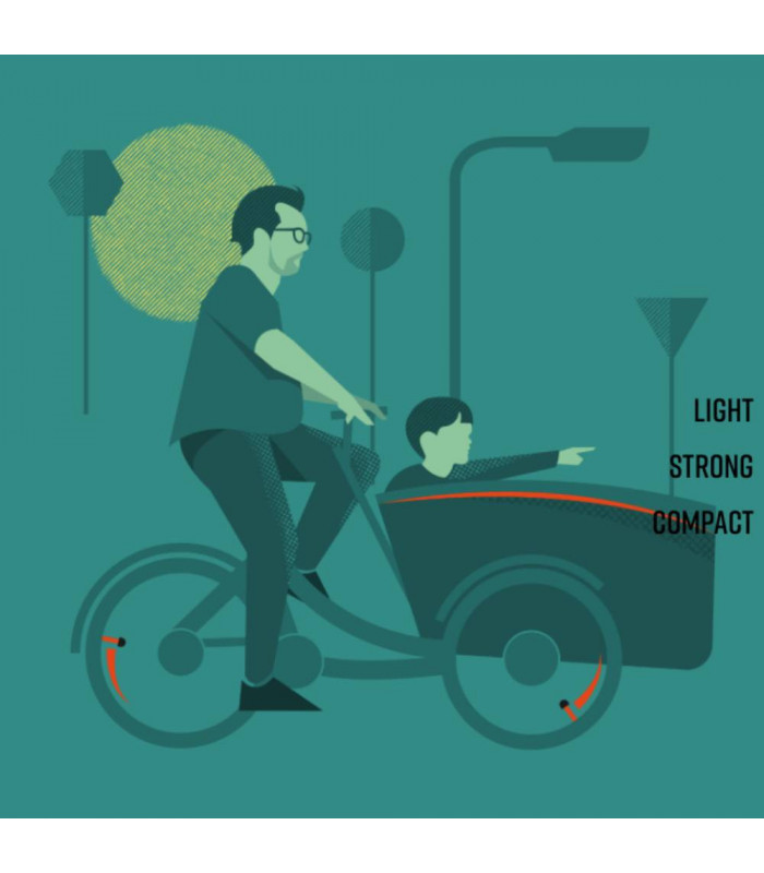 TUBOLITO TUBO CARGO BIKE AV TUBE (24" X 1.75"-2.5")