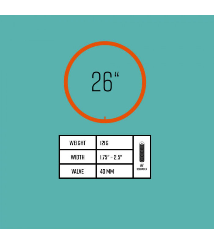 CÁMARA TUBOLITO TUBO CARGO AV (26" X 1.75"-2.5")