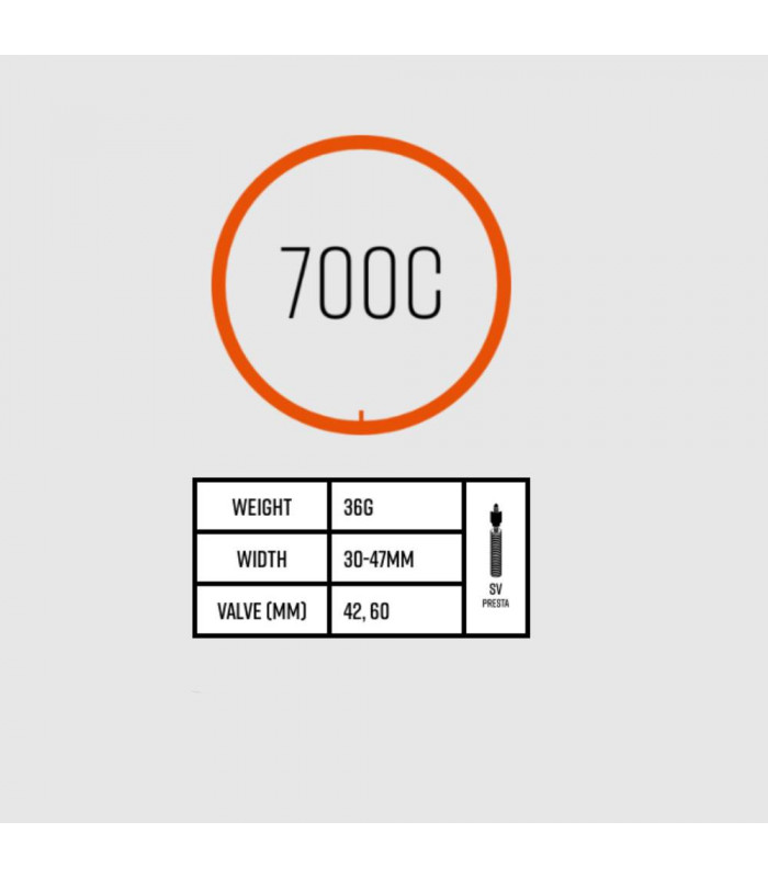 TUBOLITO S-TUBO-CX/GRAVEL-ALL TUBE (700C X 30-47 MM) | TopFun.com