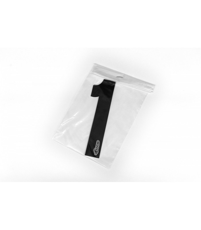 UFO STICKERS NUMBERS (BLACK)