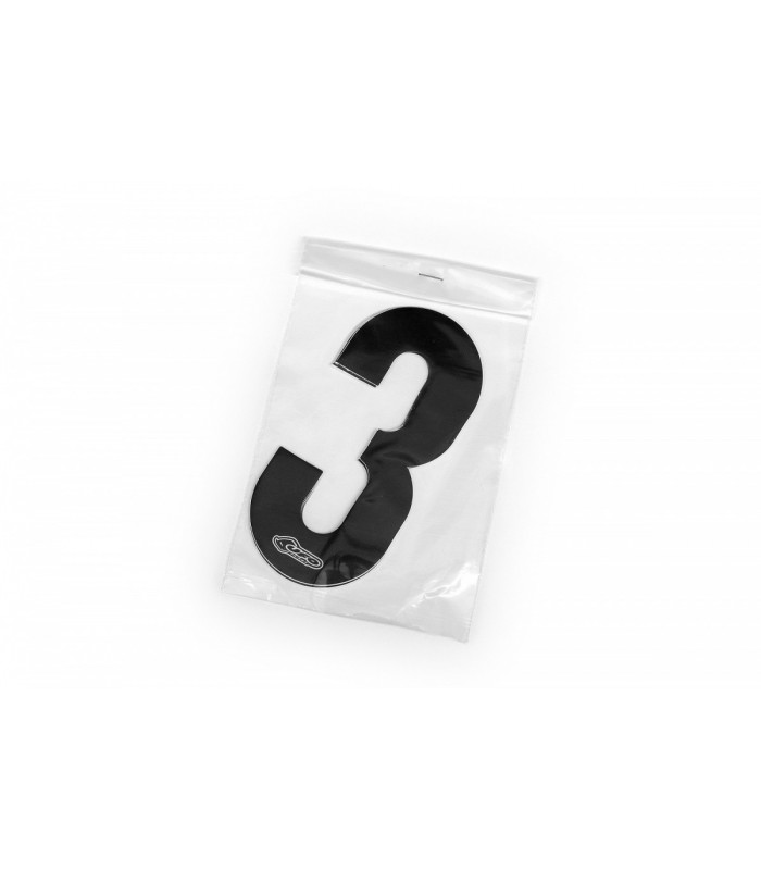 UFO STICKERS NUMBERS (BLACK)