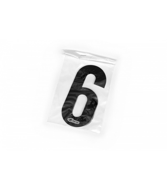 UFO STICKERS NUMBERS (BLACK)