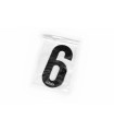 UFO STICKERS NUMBERS (BLACK)