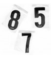 UFO STICKERS NUMBERS (BLACK)