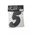 UFO STICKER NUMBERS (CARBON LOOK)