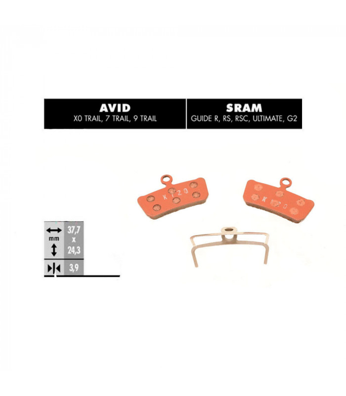 PASTILLAS FRENO TFHPC EBIKE PARA SRAM GUIDE | TopFun.com