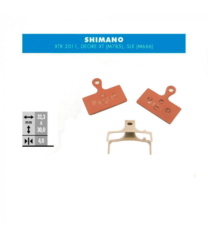 TFHPC EBIKE BRAKE PADS FOR SHIMANO XTR (2011), SLX, DEORE XT | TopFun.com