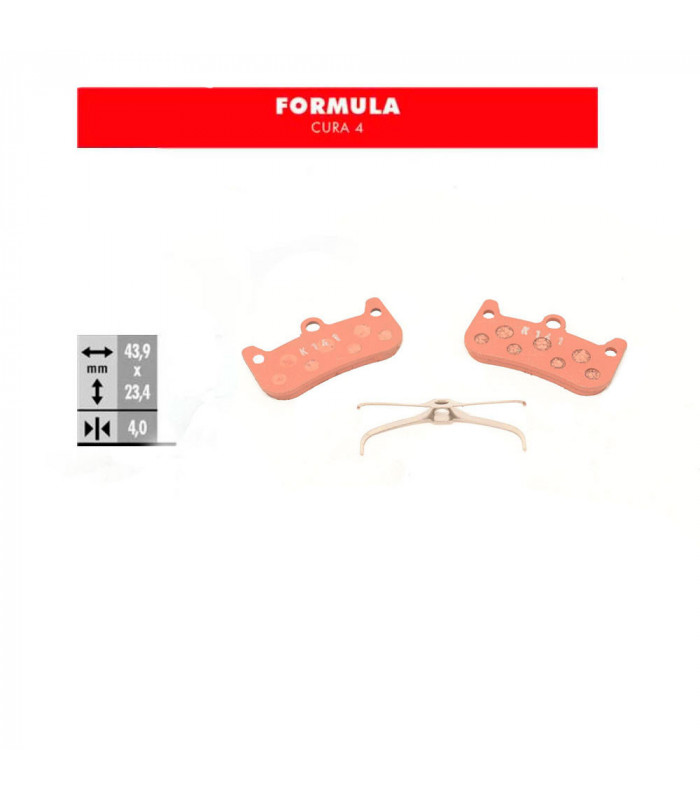 PASTILLAS FRENO TFHPC EBIKE PARA FORMULA CURA 4 | TopFun.com