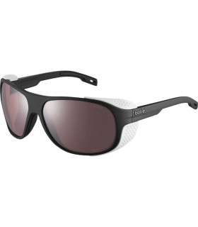 BOLLE GRAPHITE MATTE BLACK/WHITE SUNGLASSES (PHANTOM BLACK GUN PHOTOCHROMIC LENSES) | TopFun.com