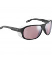 BOLLE GRAPHITE MATTE BLACK/WHITE SUNGLASSES (PHANTOM BLACK GUN PHOTOCHROMIC LENSES) | TopFun.com