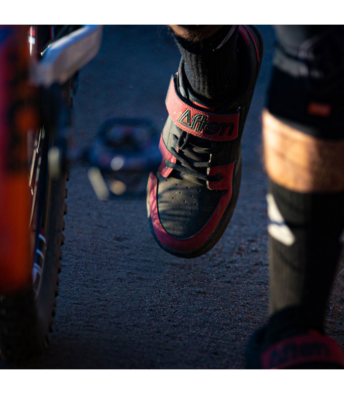 AFTON VECTAL 2.0 CLIP MTB SHOES (BLACK/GUM) | TopFun.com