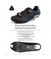 AFTON ROYCE GRAVEL/ROAD SHOES (BLACK/WHITE) | TopFun.com