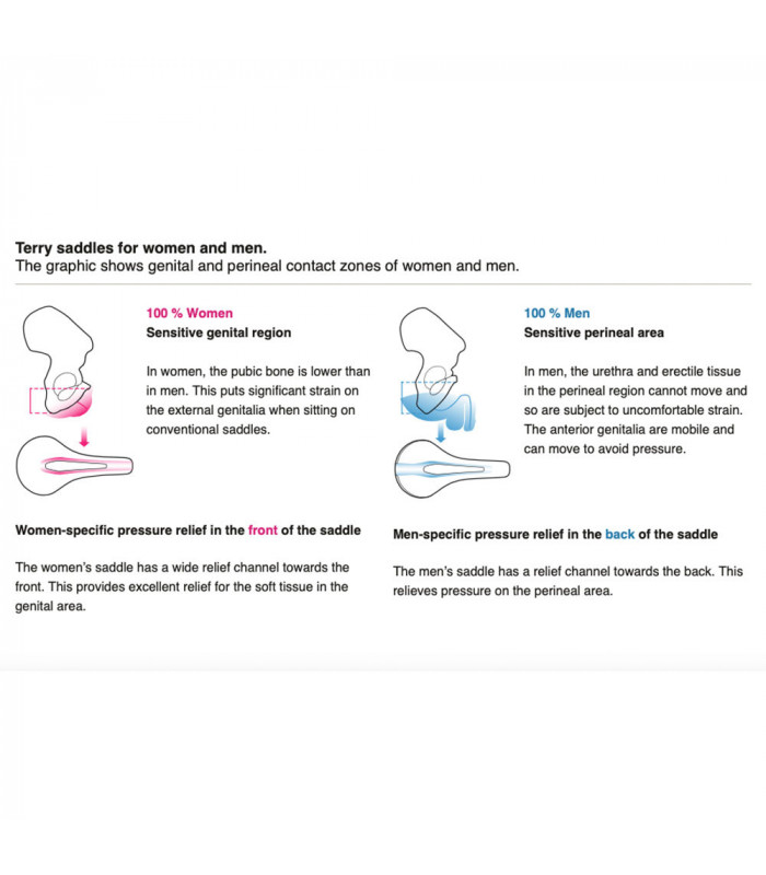 TERRY ANATOMICA FLEX GEL WOMEN SADDLE | TopFun.com